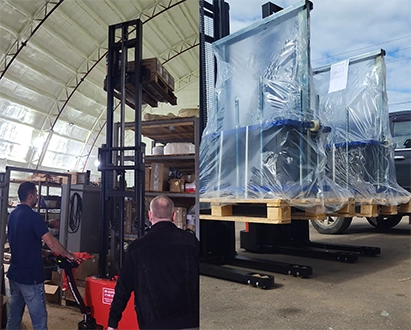 Тест-драйв складской техники на нашем складе в Кызыле