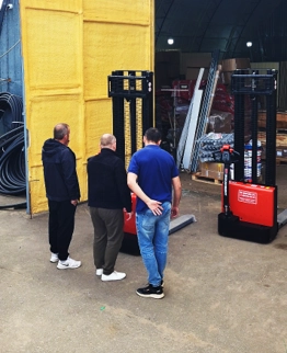 Тест-драйв складской техники на нашем складе в Кызыле